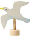 Grimm's Decorative Figure for Birthday Ring Base - Seagull - 7cm Montessori Toys