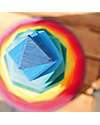 Grimm's Giant Geometrical Stacking Tower - Multicolor - FSC Lime Wood Montessori Toys