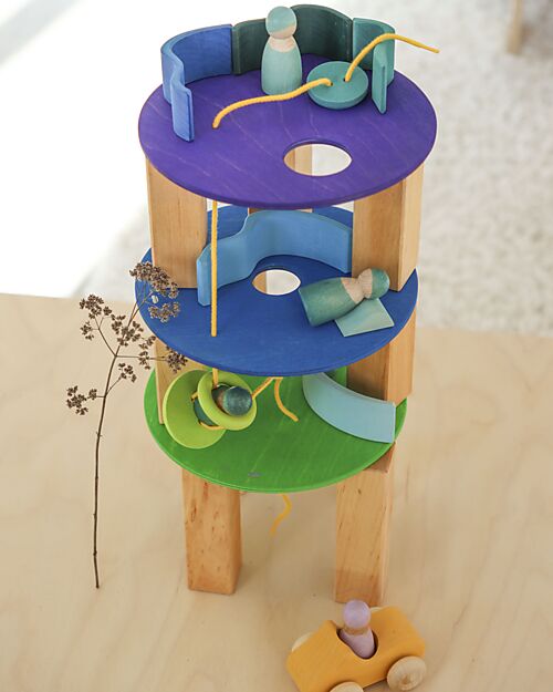 Grimm's Grimm's x Stapelstein The Rolling Discs Set - Cool Classic Balance Toys_