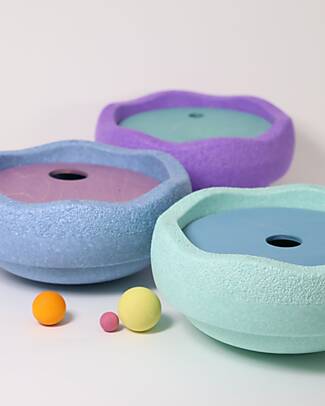 Grimm's Grimm's x Stapelstein The Rolling Discs Set - Cool Pastel Balance Toys_