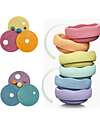 Grimm's Grimm's x Stapelstein The Rolling Discs Set - Cool Pastel Balance Toys_