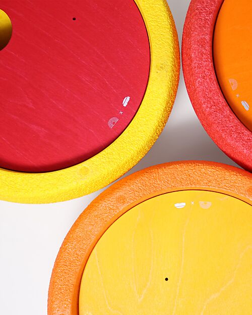 Grimm's Grimm's x Stapelstein The Rolling Discs Set - Warm Classic Balance Toys_