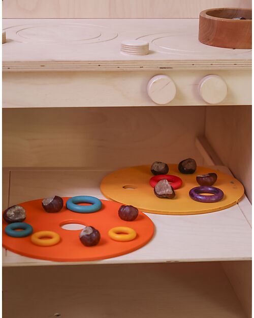 Grimm's Grimm's x Stapelstein The Rolling Discs Set - Warm Classic Balance Toys_