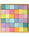 Grimm's Mosaic Game Set - Pastel - Linden Wood FSC Wooden Blocks and Construction Sets