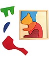 Grimm's Puzzle Squirrel, Colorful - 8 pieces Montessori Toys