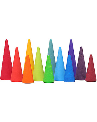 Grimm's Rainbow Forest - 12 pieces - Create Different Landscapes! Montessori Activity