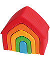 Grimm's Rainbow House, Coloured - 5 pieces Montessori Toys
