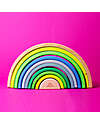 Grimm's Rainbow Tunnel - Neon Colors Green - 10 pieces - 14 cm Montessori Toys