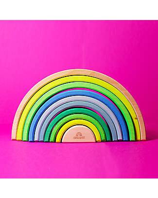 Rainbow Bag - Multi Pastel - Rainbow shoulder bag - Molo