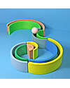 Grimm's Rainbow Tunnel - Neon Colors Green - 10 pieces - 14 cm Montessori Toys