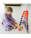 Grimm's Rainbow Tunnel - Neon Colors Pink - 10 pieces - 14 cm Montessori Toys