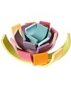 Grimm's Rainbow Tunnel - Pastel Colors - 12 pieces! 38 cm Montessori Toys