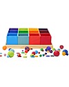 Grimm's Set of 12 Montessori Boxes - Rainbow - Wood Montessori Toys