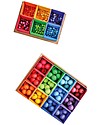Grimm's Set of 12 Montessori Boxes - Rainbow - Wood Montessori Toys