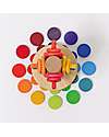 Grimm's Set of 24 Rainbow Coins - FSC Maple Wood Montessori Toys