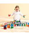 Grimm's Shapes and Colors Set - Multicolor - FSC Linden Wood Montessori Toys