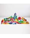 Grimm's Shapes and Colors Set - Multicolor - FSC Linden Wood Montessori Toys
