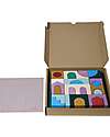 Grimm's Small Building Set Floor - Multicolor - 1+ years Wooden Blocks and Construction Sets