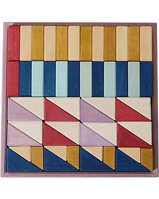 Grimm's Small Building Set Rhythm - Multicolor - 1+ years Wooden Blocks and Construction Sets