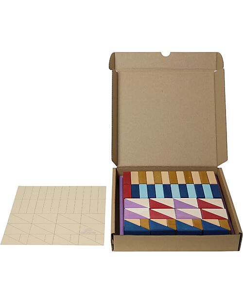 Grimm's Small Building Set Rhythm - Multicolor - 1+ years Wooden Blocks and Construction Sets