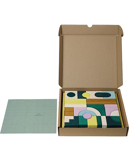 Grimm's Small Bulding Set Movement - Multicolor - 1+ years Wooden Blocks and Construction Sets