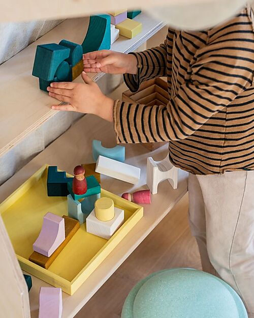 Grimm's Small Bulding Set Movement - Multicolor - 1+ years Wooden Blocks and Construction Sets
