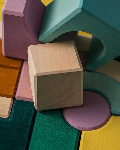 Grimm's Small Bulding Set Movement - Multicolor - 1+ years Wooden Blocks and Construction Sets
