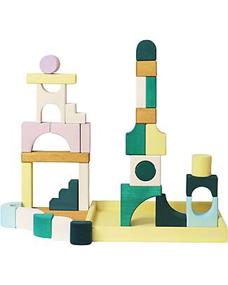 Grimm's Small Bulding Set Movement - Multicolor - 1+ years Wooden Blocks and Construction Sets