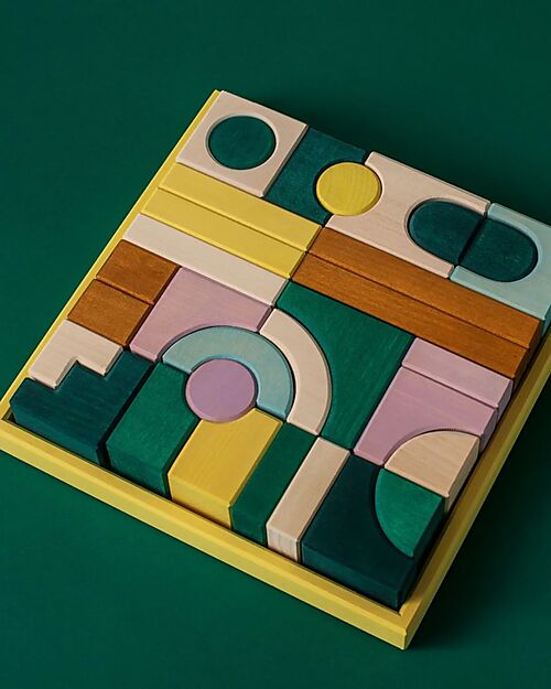 Grimm's Small Bulding Set Movement - Multicolor - 1+ years Wooden Blocks and Construction Sets