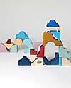 Grimm's Small Bulding Set Wave - Multicolor - 1+ years Wooden Blocks and Construction Sets