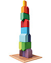 Grimm's Small Houses Building Set - 15 pieces -  Original, educational, fun! Wooden Blocks and Construction Sets