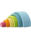 Grimm's Small Rainbow Pastell - Pastel Colors - 6 pieces Montessori Toys