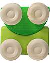 Grimm's Stacking Cars - Green - Maple Wood - 0+ year Montessori Toys