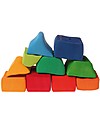 Grimm's Stacking Game Fairy Tale Village - 10 pieces - Original, educational, fun! Wooden Blocks and Construction Sets
