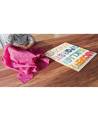 Grimm's Wooden ABC Game - In Frame Building Blocks