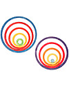 Grimm's Wooden Concentric Circles and Rings - 20 pieces Montessori Toys