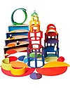 Grimm's Wooden Concentric Circles and Rings - 20 pieces Montessori Toys