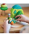 Grimm's Wooden Educational Game - Small World Play In the Woods - 19 Pieces Montessori Toys