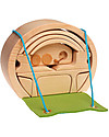 Grimm's Wooden Mobile Home, Natural Wooden Stacking Toys