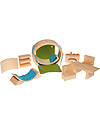 Grimm's Wooden Mobile Home, Natural Wooden Stacking Toys