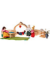 Grimm's Wooden Mobile Home, Natural Wooden Stacking Toys