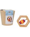 Grimm's Wooden Rattle Hexogonal Montessori Toys