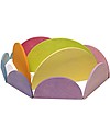 Grimm's Wooden Toy Large Semicircles Rainbowcolours - 12 pieces Montessori Toys