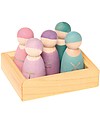 Grimm's Wooden Toy Math Friends - 5 peg dolls to learn maths! STEM toys