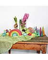 Grimm's Wooden Toy Pastel Rainbow, 6 pieces, 17 cm Montessori Toys