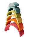 Grimm's Wooden Toy Pastel Rainbow, 6 pieces, 17 cm Montessori Toys