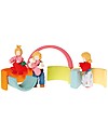 Grimm's Wooden Toy Pastel Rainbow, 6 pieces, 17 cm Montessori Toys