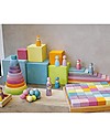 Grimm's Wooden Toy Pastel Rainbow Friends - 12 coloured peg dolls Montessori Toys