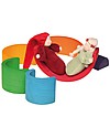 Grimm's Wooden Toy Rainbow, 6 Pieces, 17 cm Montessori Toys