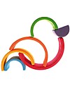 Grimm's Wooden Toy Rainbow, 6 Pieces, 17 cm Montessori Toys